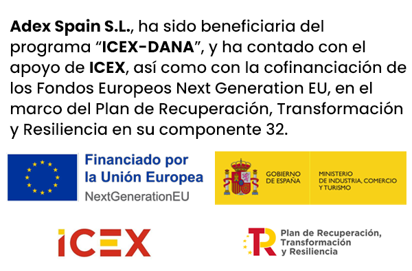 Adex, ha sido beneficiaria del programa “ICEX-DANA”